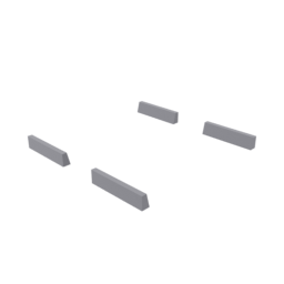 Road Driveway Double Barrier